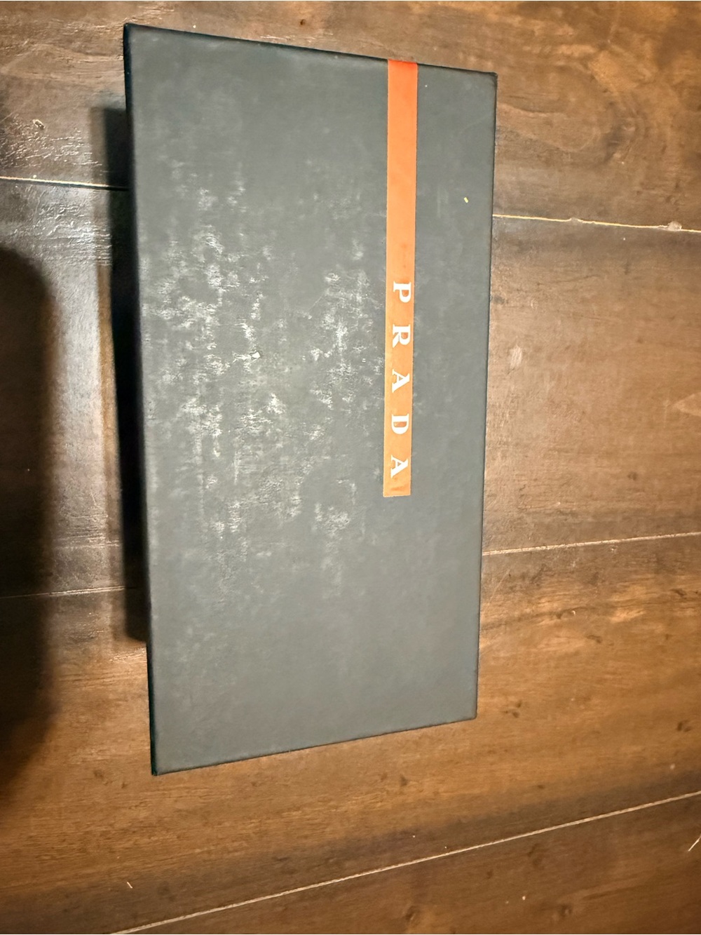 Prada Sunglasses Black Box with Red Logo Band